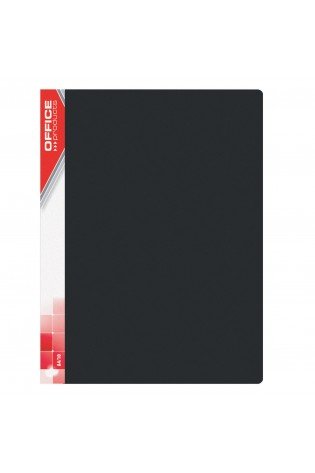 Aplankas su 40 įmaučių A4 juodas