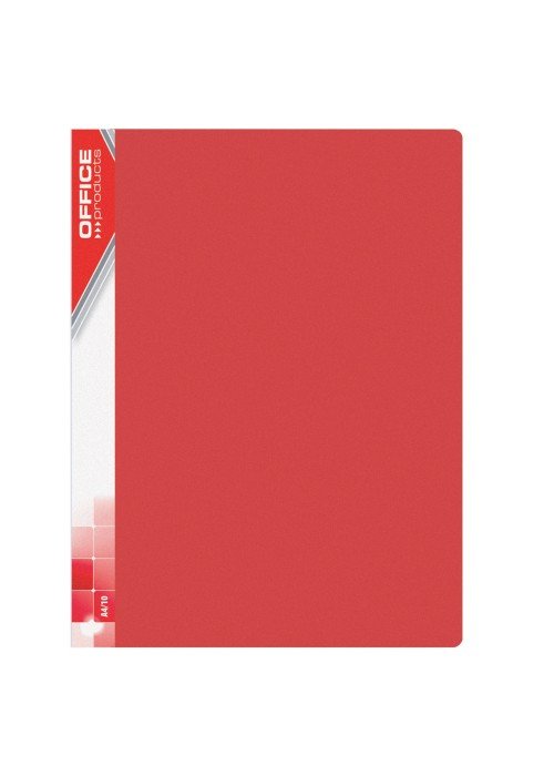 Aplankas su 40 įmaučių A4 raudonas