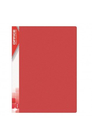 Aplankas su 20 įmaučių A4 raudonas