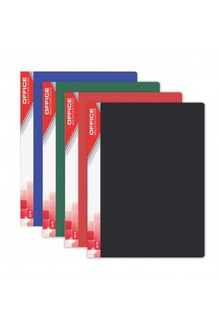 Aplankas su 10 įmaučių A4 juodas