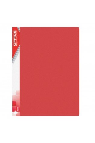 Aplankas su 10 įmaučių A4 raudonas