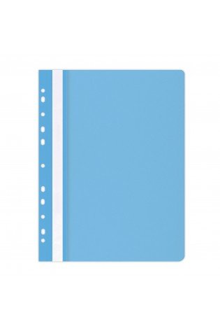Segtuvėlis su euro perforacija A4 PP šv.mėlynas