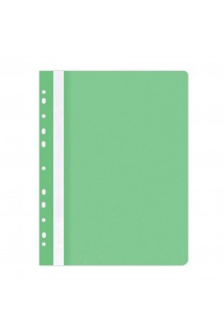 Segtuvėlis su euro perforacija A4 PP šv.žalias