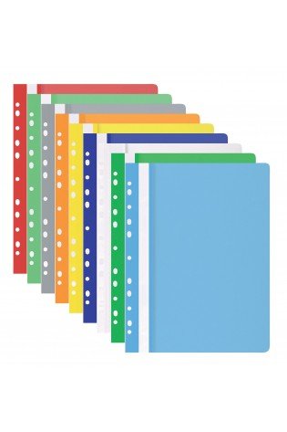 Segtuvėlis su euro perforacija A4 PP geltonas