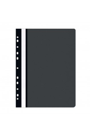 Segtuvėlis su euro perforacija A4 PP juodas