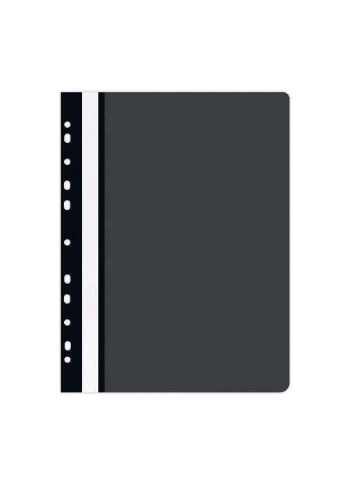 Segtuvėlis su euro perforacija A4 PP juodas