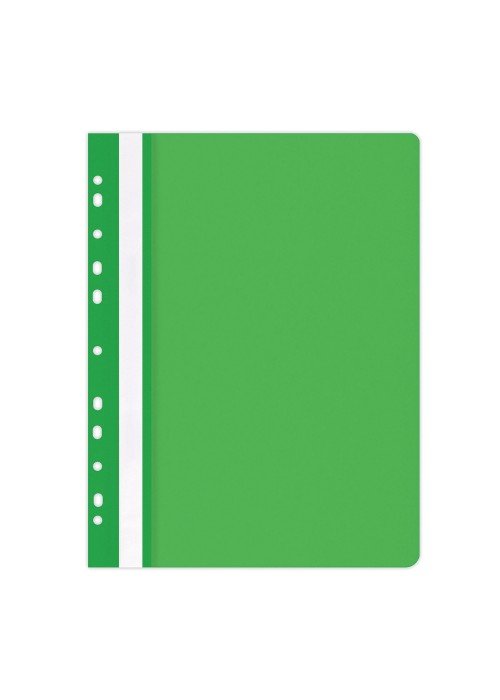 Segtuvėlis su euro perforacija A4 PP žalias