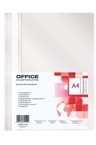 Segtuvėlis A4 PP baltas