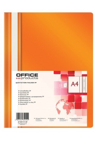 Segtuvėlis A4 PP oranžinis