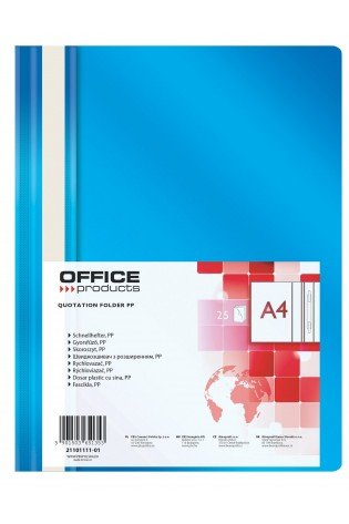 Segtuvėlis A4 PP mėlynas