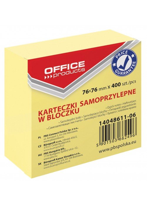 Lip lapeliai 76x76/ 400 pasteliniai šv.geltoni OFFp