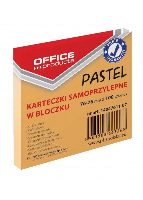 Lip.lapeliai 76x76/ 100 oran.OFFICEprouct