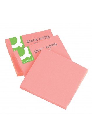 Lipnūs lapeliai 76x76mm 80lap rausvi