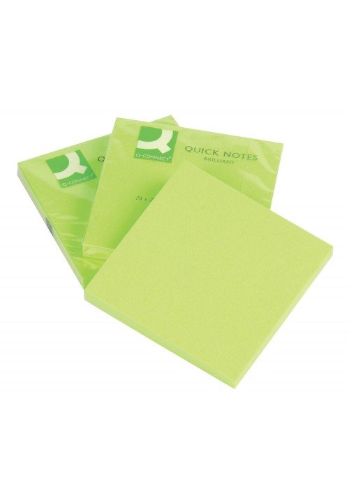 Lipnūs lapeliai 76x76mm 80lap žali