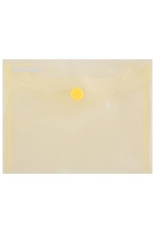 Aplankas-vokelis su spaustuku A6 geltonas