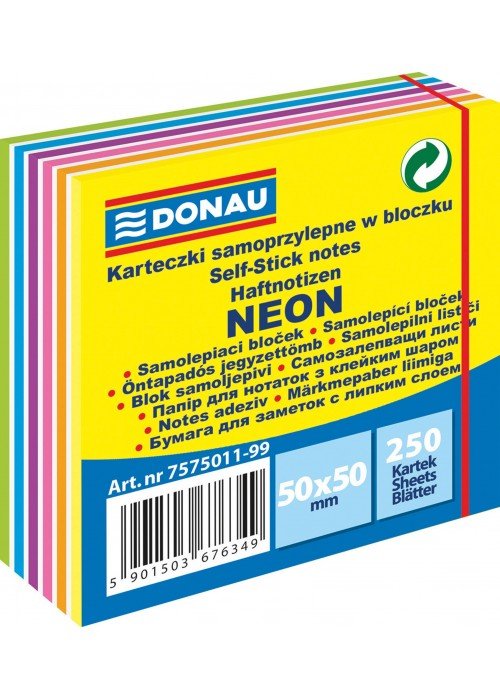 Lipnūs lapeliai 50x50/ 250, neon-pasteliniai