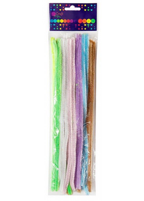 Dekor vielutės MIX pastel 30cm 25vnt