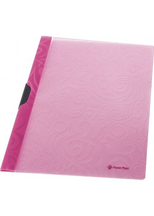 Aplankas su klipsu A4 rausvas