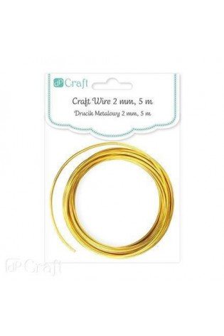 Auksinė vielutė 2mm, 5m