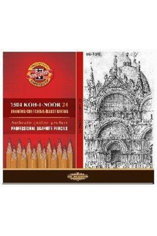 Piešt.rinkinys 24vnt. K-I-N 8B-10H