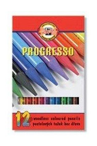 Spalv.pieštukų rinkinys Progresso 12sp.