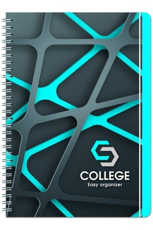 Knyga su spirale B5 150lap 70g lang COLLEGE