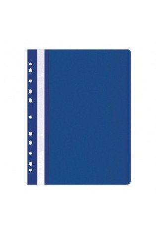 Segtuvėlis su perforacija, A5, PVC,t.mėlynas