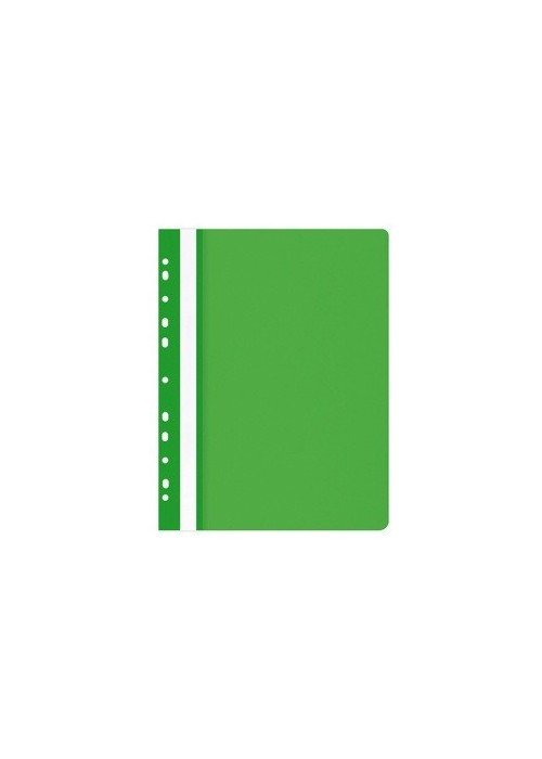 Segtuvėlis su perforacija, A5, PVC,žalias