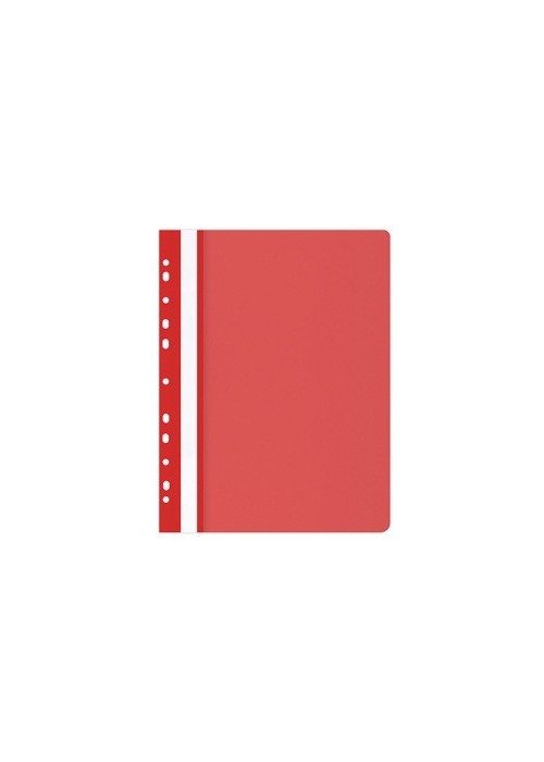 Segtuvėlis su perforacija, A5, PVC,raudonas