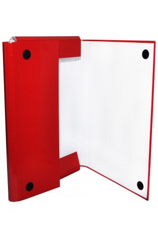 Aplankas su lipukais A4 40mm bordinis