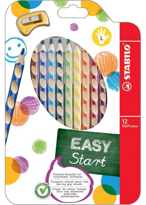 Pieštukai spalvoti EASYcolorsStart L 12sp