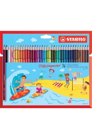 Pieštukai spalvoti akvareliniai 36vnt.