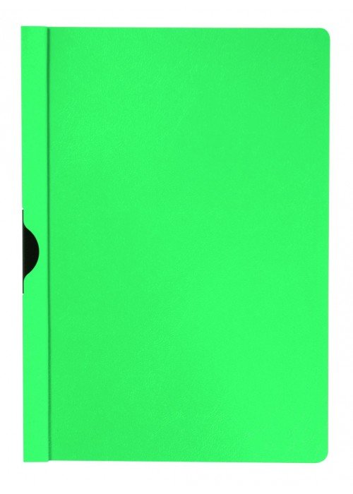 Segtuvėlis su metaliniu klipsu žalias