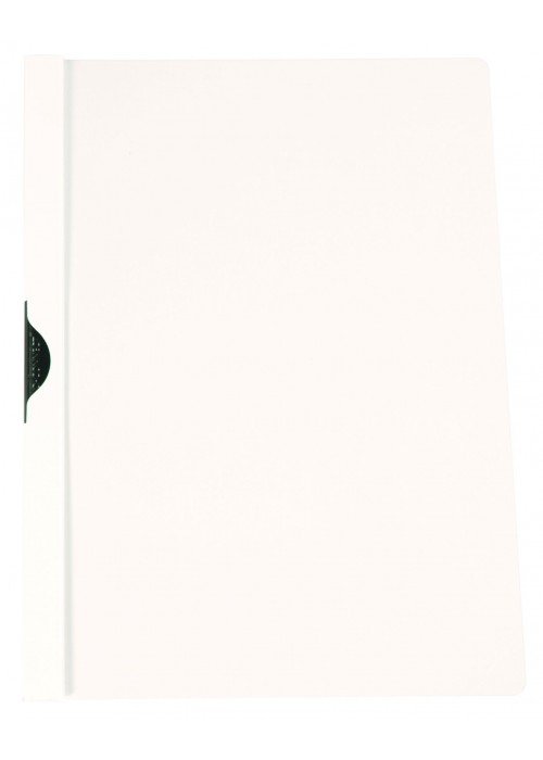 Segtuvėlis su metaliniu klipsu baltas