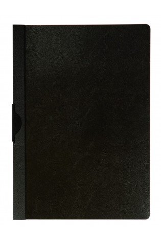 Segtuvėlis su metaliniu klipsu juodas