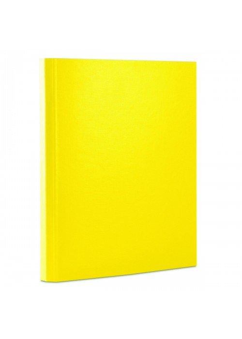 Aplankas su lipukais A4 40mm geltonas