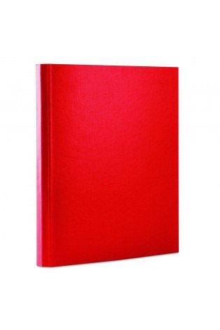 Aplankas su lipukais A4 40mm raudonas