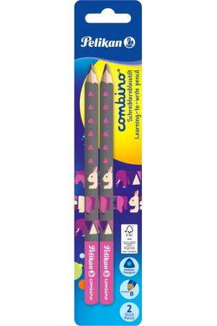 Pieštukai B COMBINO rausvi 2vnt. blis