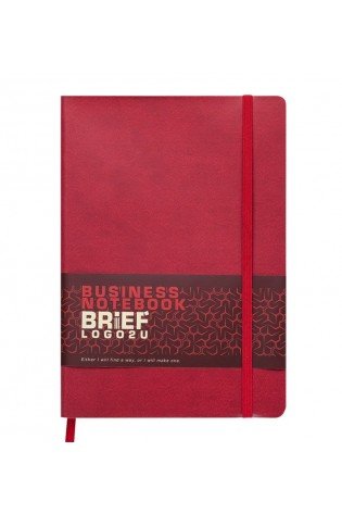 Knyga BRIEF A5 96l lang., raudona