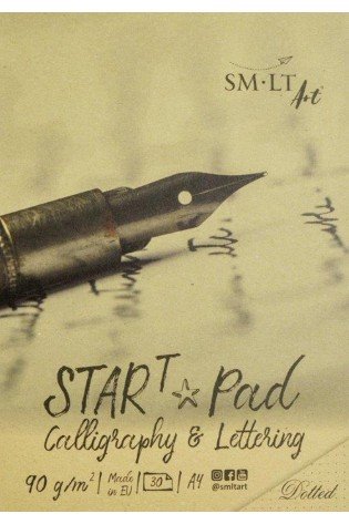 Dailyraščio ir kaligrafijos sąsiuvinis taškeliais START A4 30l 90gsm
