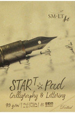 Dailyraščio ir kaligrafijos sąsiuvinis taškeliais START A5 30l 90gsm