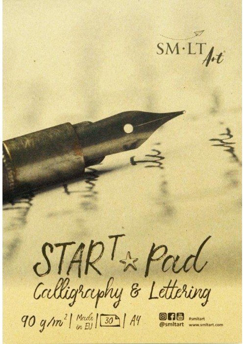 Dailyraščio ir kaligrafijos sąsiuvinis A4 30l 90gsm*