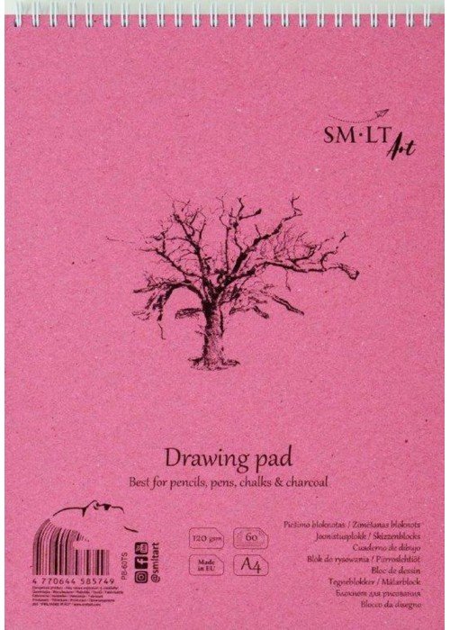 Piešimo bloknotas A4 60l 120gsm*