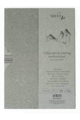 Dailyraščio ir kaligrafijos bloknotas A4 50l 100gsm