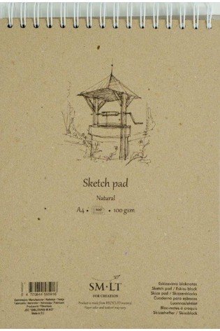 Bloknotas eskizams Authentic A4 100l, 100gsm*