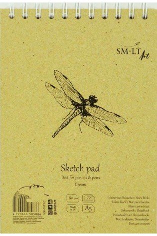 Bloknotas eskizams Authentic A5 70l, 80gsm