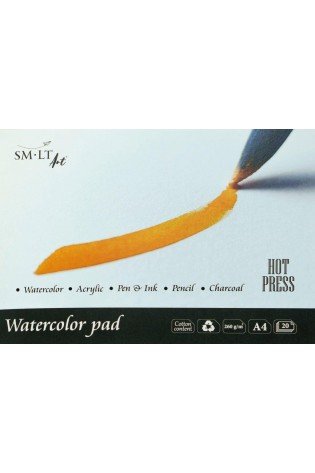 Akvarelės sąsiuvinis A4 20l 260gsm