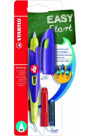 Plunksnakotis EASYbirdy R nib M violet-yellow