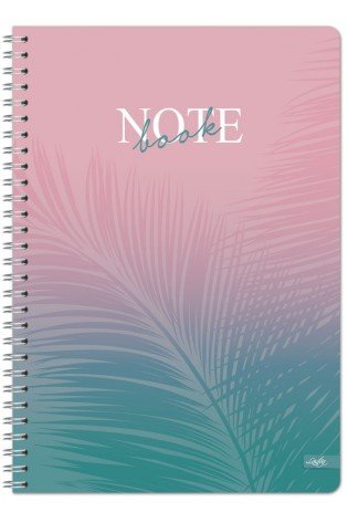 Sąsiuvinis su spirale A4 100lap 70g linija TROPICAL