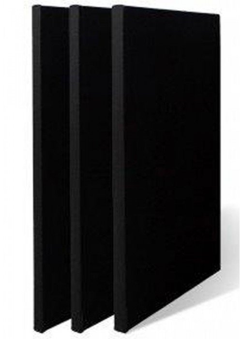 Drobė gruntuota ant porėmio juoda 60x80cm